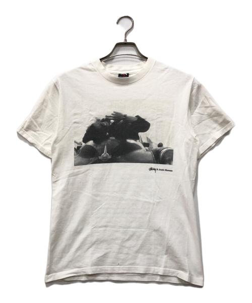 stussy（ステューシー）stussy (ステューシー) JOSH CHEUSE フォトプリントTシャツ ホワイト サイズ:Sの古着・服飾アイテム