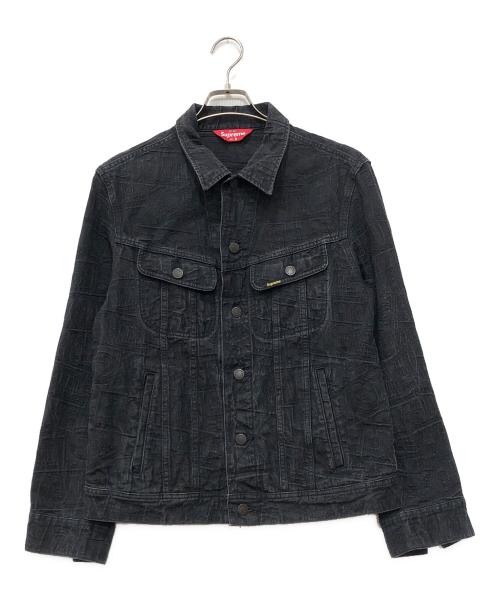 SUPREME（シュプリーム）SUPREME (シュプリーム) 100 Dollar Bill Trucker Jacket ブラック サイズ:Sの古着・服飾アイテム