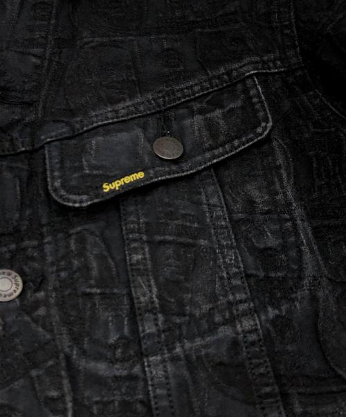 SUPREME（シュプリーム）SUPREME (シュプリーム) 100 Dollar Bill Trucker Jacket ブラック サイズ:Sの古着・服飾アイテム