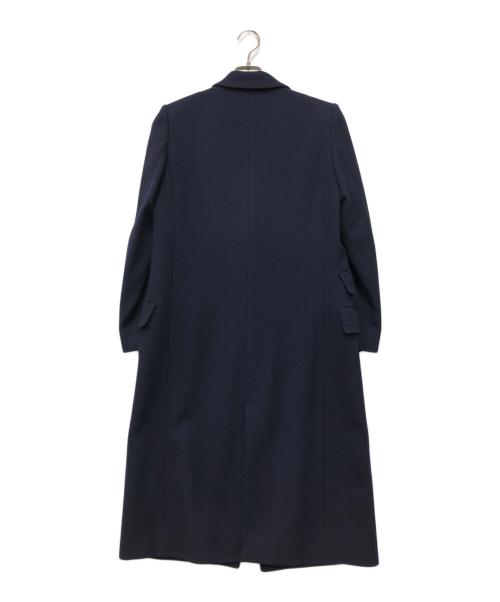 PAUL SMITH（ポールスミス）Paul Smith (ポールスミス) 刺繍チェスターコート ネイビー サイズ:40の古着・服飾アイテム