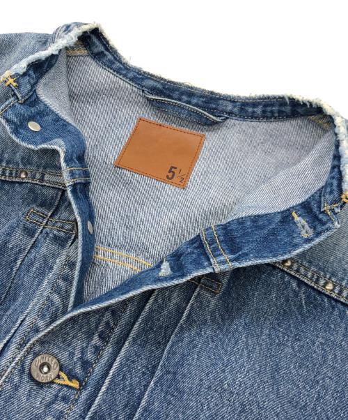 Spick and Span（スピック＆スパン）Spick and Span (スピックアンドスパン) 51/2 1ST-LINE STUDS DENIM ジャケット インディゴ サイズ:Fの古着・服飾アイテム