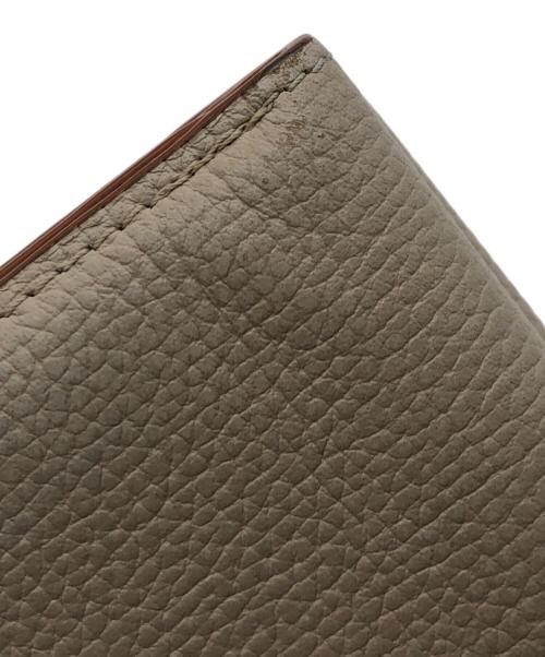 LOEWE（ロエベ）LOEWE (ロエベ) 3つ折り財布 ベージュの古着・服飾アイテム