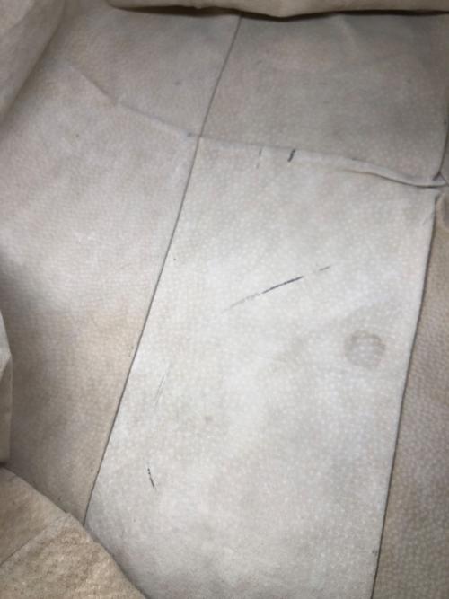 HIROFU（ヒロフ）HIROFU (ヒロフ) ロゴ型押し ミニボストンバッグ ネイビーの古着・服飾アイテム