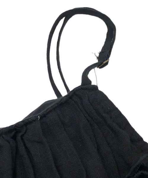 crinkle（クリンクル）crinkle (クリンクル) キャミソールワンピース ブラック サイズ:Fの古着・服飾アイテム