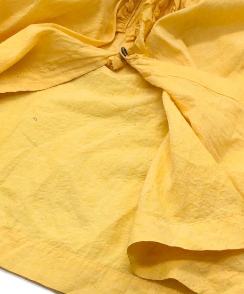 45R（フォーティファイブ・アール）45R (フォーティファイブ・アール) フリルギャザーシャツ オレンジ サイズ:下記参照の古着・服飾アイテム