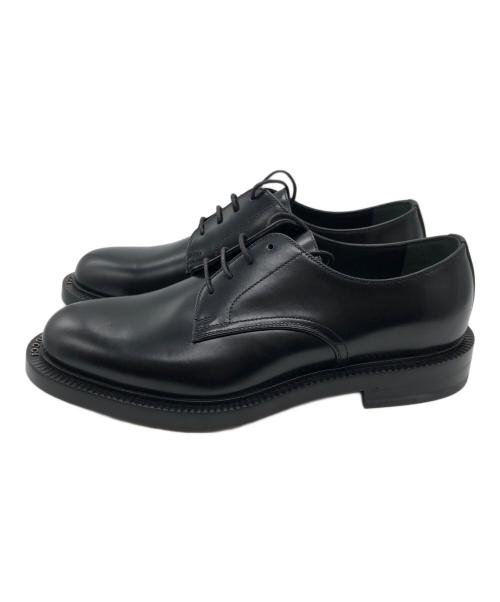 GUCCI（グッチ）GUCCI (グッチ) シャイニーレザーレースアップシューズ ブラック サイズ:88の古着・服飾アイテム