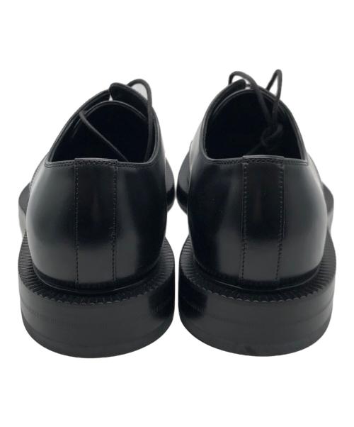 GUCCI（グッチ）GUCCI (グッチ) シャイニーレザーレースアップシューズ ブラック サイズ:88の古着・服飾アイテム