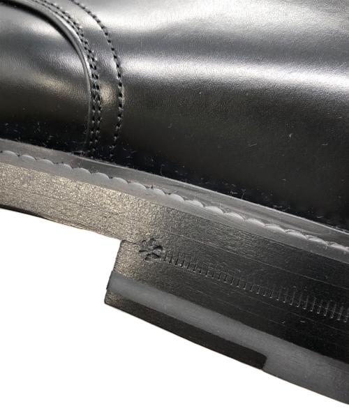 GUCCI（グッチ）GUCCI (グッチ) シャイニーレザーレースアップシューズ ブラック サイズ:88の古着・服飾アイテム