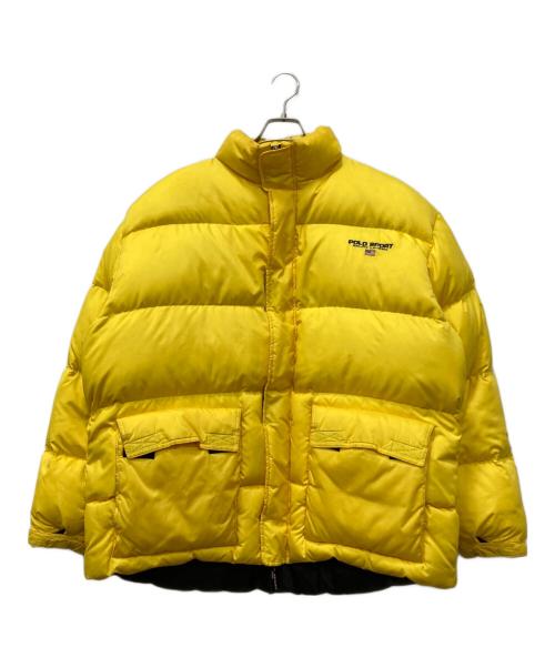 POLO SPORT（ポロスポーツ）POLO SPORT (ポロスポーツ) ダウンジャケット イエロー サイズ:Lの古着・服飾アイテム