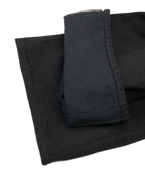 Graphpaper（グラフペーパー）Graphpaper (グラフペーパー) Selvage Denim Five Pocket wide Straight Pants ブラック サイズ:3の古着・服飾アイテム