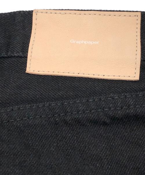 Graphpaper（グラフペーパー）Graphpaper (グラフペーパー) Selvage Denim Five Pocket wide Straight Pants ブラック サイズ:3の古着・服飾アイテム