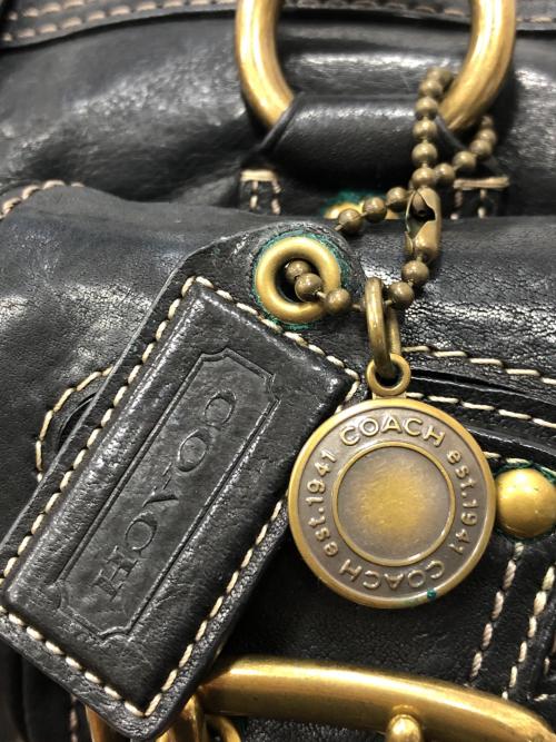 COACH（コーチ）COACH (コーチ) Satchel Hand Bag Black ブラックの古着・服飾アイテム