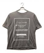 YOHJI YAMAMOTO×NEIGHBORHOODヨウジヤマモト×ネイバーフッド）の古着「コラボTシャツ」｜グレー