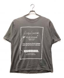 YOHJI YAMAMOTO×NEIGHBORHOOD（ヨウジヤマモト×ネイバーフッド）の古着「コラボTシャツ」｜グレー