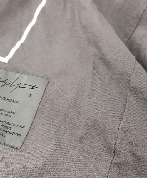 YOHJI YAMAMOTO（ヨウジヤマモト）YOHJI YAMAMOTO (ヨウジヤマモト) NEIGHBORHOOD (ネイバーフッド) コラボTシャツ グレー サイズ:Lの古着・服飾アイテム