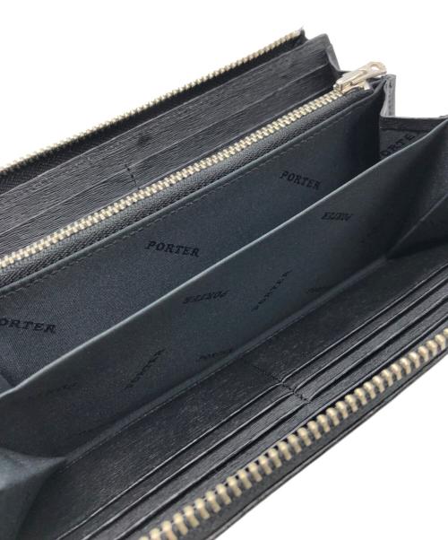 PORTER（ポーター）PORTER (ポーター) カレントラウンド長財布 ブラックの古着・服飾アイテム