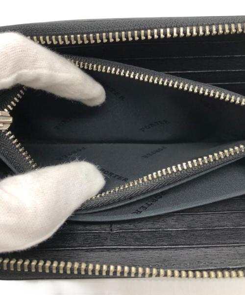 PORTER（ポーター）PORTER (ポーター) カレントラウンド長財布 ブラックの古着・服飾アイテム