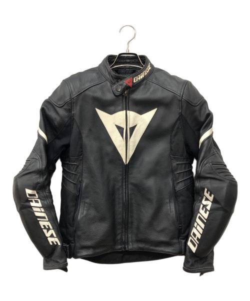 DAINESE（ダイネーゼ）DAINESE (ダイネーゼ) シングルライダースジャケット ブラック サイズ:46の古着・服飾アイテム