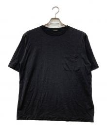 COMOLI（コモリ）の古着「サマーウール 半袖Tシャツ」｜ブラック