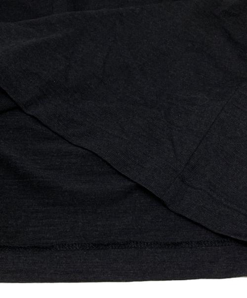 COMOLI（コモリ）COMOLI (コモリ) サマーウール 半袖Tシャツ ブラック サイズ:2の古着・服飾アイテム