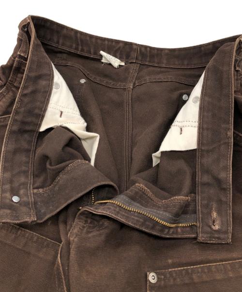 CarHartt（カーハート）CarHartt (カーハート) ダック地ダブルニーペインターパンツ ブラウン サイズ:18×30の古着・服飾アイテム