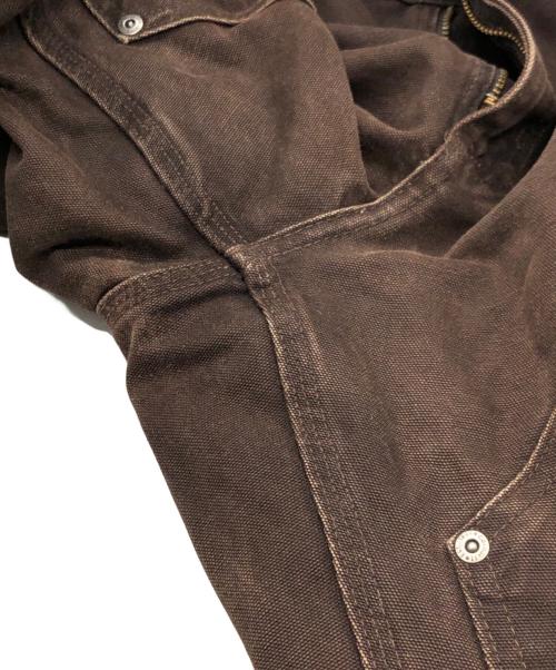 CarHartt（カーハート）CarHartt (カーハート) ダック地ダブルニーペインターパンツ ブラウン サイズ:18×30の古着・服飾アイテム