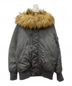 DIESELディーゼル）の古着「N-2Bライトジャケット」｜ブラック