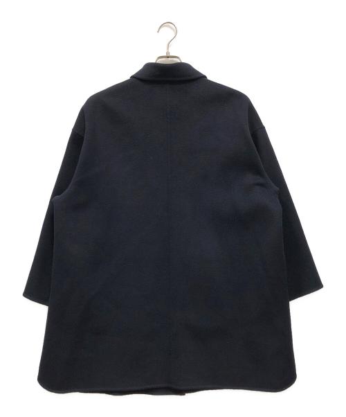 UNITED ARROWS TOKYO（ユナイテッドアローズトウキョウ）UNITED ARROWS TOKYO (ユナイテッドアローズトウキョウ) リバー メタルドット ブルゾン カシミヤウールコート ネイビー サイズ:38の古着・服飾アイテム