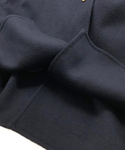 UNITED ARROWS TOKYO（ユナイテッドアローズトウキョウ）UNITED ARROWS TOKYO (ユナイテッドアローズトウキョウ) リバー メタルドット ブルゾン カシミヤウールコート ネイビー サイズ:38の古着・服飾アイテム