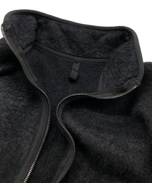 BLURHMS（ブラームス）BLURHMS (ブラームス) COTTON SILK FLEECE ZIP JACKET ブラック サイズ:3の古着・服飾アイテム