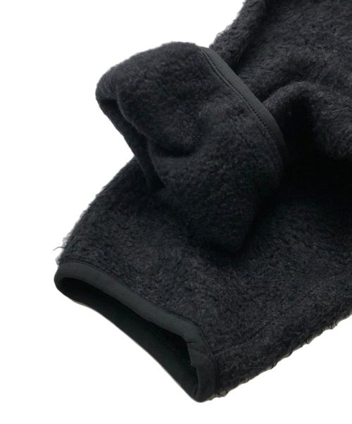 BLURHMS（ブラームス）BLURHMS (ブラームス) COTTON SILK FLEECE ZIP JACKET ブラック サイズ:3の古着・服飾アイテム