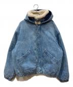 SUPREMEシュプリーム）の古着「FAUX SHEARLING LINED BOMBER JACKET」｜インディゴ