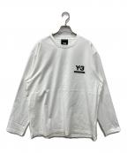 NEIGHBORHOOD×Y-3ネイバーフッド×ワイスリー）の古着「NBHD LOGO LS TEE」｜ホワイト