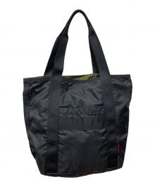 BRIEFING（ブリーフィング）の古着「リバーシブルトートバッグ」｜ブラック×グリーン