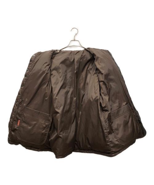 HAI SPORTING GEAR（ハイスポーツギア）HAI SPORTING GEAR (ハイスポーツギア) ラムレザーダウンジャケット ブラウン サイズ:下記参照の古着・服飾アイテム