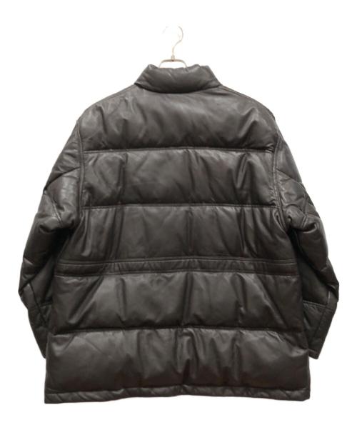 HAI SPORTING GEAR（ハイスポーツギア）HAI SPORTING GEAR (ハイスポーツギア) ラムレザーダウンジャケット ブラウン サイズ:下記参照の古着・服飾アイテム