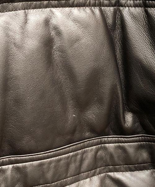 HAI SPORTING GEAR（ハイスポーツギア）HAI SPORTING GEAR (ハイスポーツギア) ラムレザーダウンジャケット ブラウン サイズ:下記参照の古着・服飾アイテム