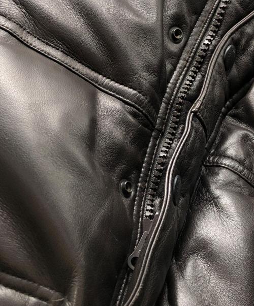 HAI SPORTING GEAR（ハイスポーツギア）HAI SPORTING GEAR (ハイスポーツギア) ラムレザーダウンジャケット ブラウン サイズ:下記参照の古着・服飾アイテム