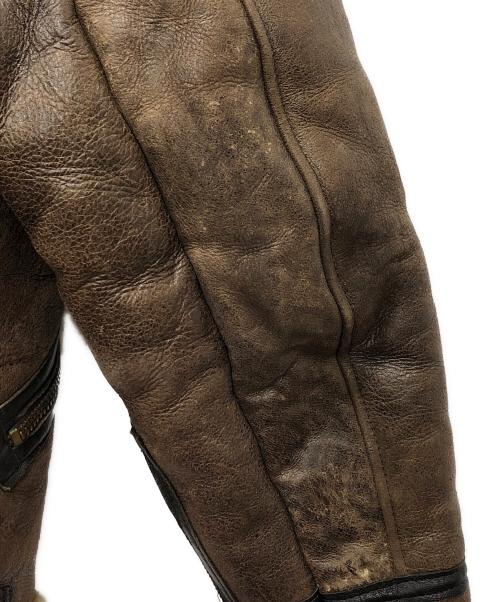 AVIREX（アヴィレックス）AVIREX (アヴィレックス) B-3ムートンジャケット ブラウン サイズ:38の古着・服飾アイテム