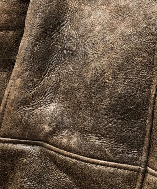 AVIREX（アヴィレックス）AVIREX (アヴィレックス) B-3ムートンジャケット ブラウン サイズ:38の古着・服飾アイテム