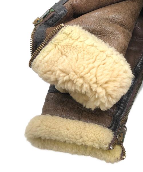 AVIREX（アヴィレックス）AVIREX (アヴィレックス) B-3ムートンジャケット ブラウン サイズ:38の古着・服飾アイテム