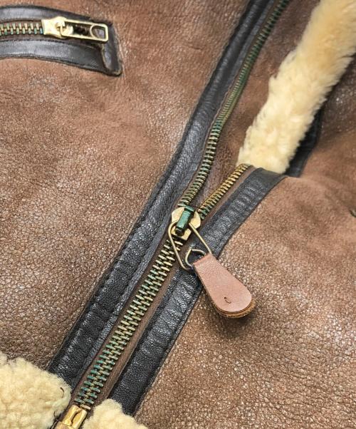 AVIREX（アヴィレックス）AVIREX (アヴィレックス) B-3ムートンジャケット ブラウン サイズ:38の古着・服飾アイテム