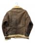 AVIREX (アヴィレックス) B-3ムートンジャケット ブラウン サイズ:38：22000円
