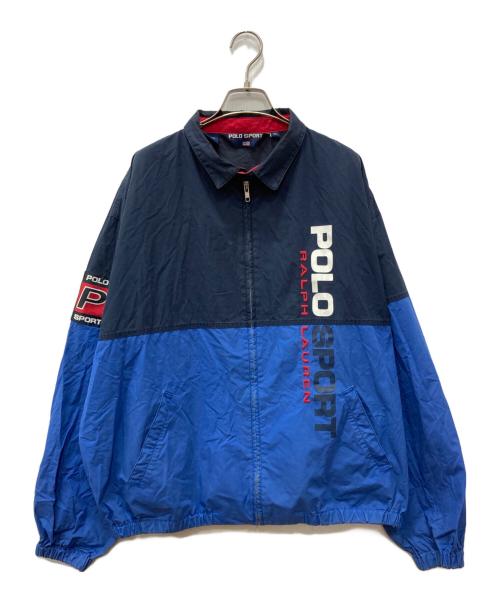 POLO SPORT（ポロスポーツ）POLO SPORT (ポロスポーツ) バイカラージップジャケット ネイビー サイズ:XLの古着・服飾アイテム