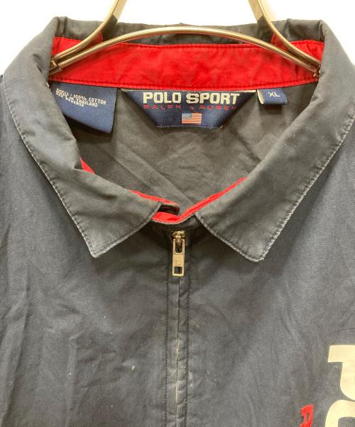 POLO SPORT（ポロスポーツ）POLO SPORT (ポロスポーツ) バイカラージップジャケット ネイビー サイズ:XLの古着・服飾アイテム