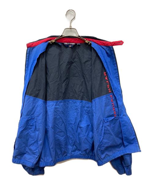 POLO SPORT（ポロスポーツ）POLO SPORT (ポロスポーツ) バイカラージップジャケット ネイビー サイズ:XLの古着・服飾アイテム