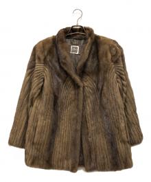 SAGA MINK（サガミンク）の古着「ミンクファージャケット」｜ベージュ