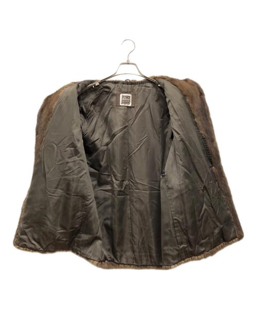 SAGA MINK（サガミンク）SAGA MINK (サガミンク) ミンクファージャケット ベージュ サイズ:11の古着・服飾アイテム