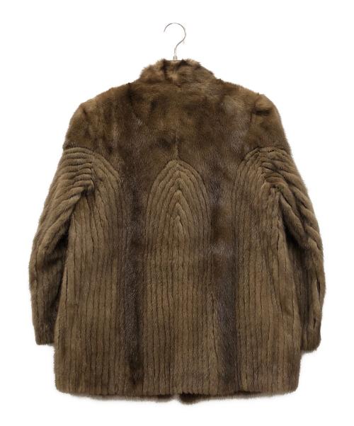 SAGA MINK（サガミンク）SAGA MINK (サガミンク) ミンクファージャケット ベージュ サイズ:11の古着・服飾アイテム