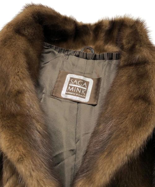 SAGA MINK（サガミンク）SAGA MINK (サガミンク) ミンクファージャケット ベージュ サイズ:11の古着・服飾アイテム